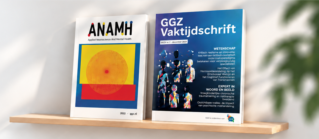 ANAMH en GGZ Vaktijdschrift op de goedgekeurde houten plank