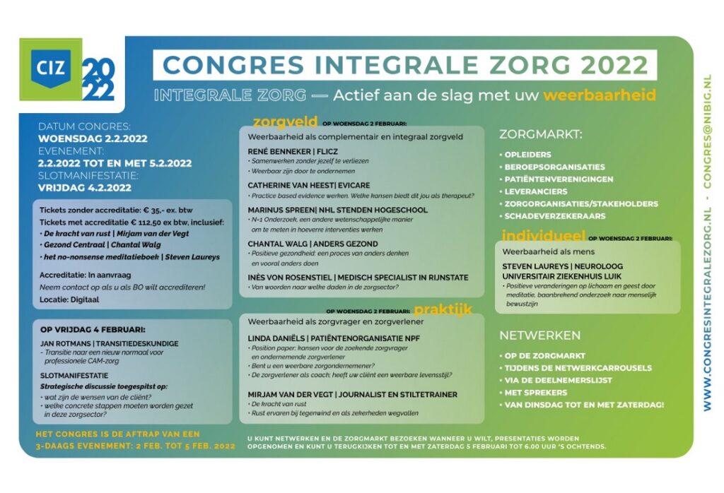 Congres Integrale Zorg 2022 - woensdag 2 februari - ggz.nl
