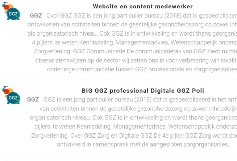 Visie op kwaliteit van geestelijke gezondheidszorg vernieuwd ggznl