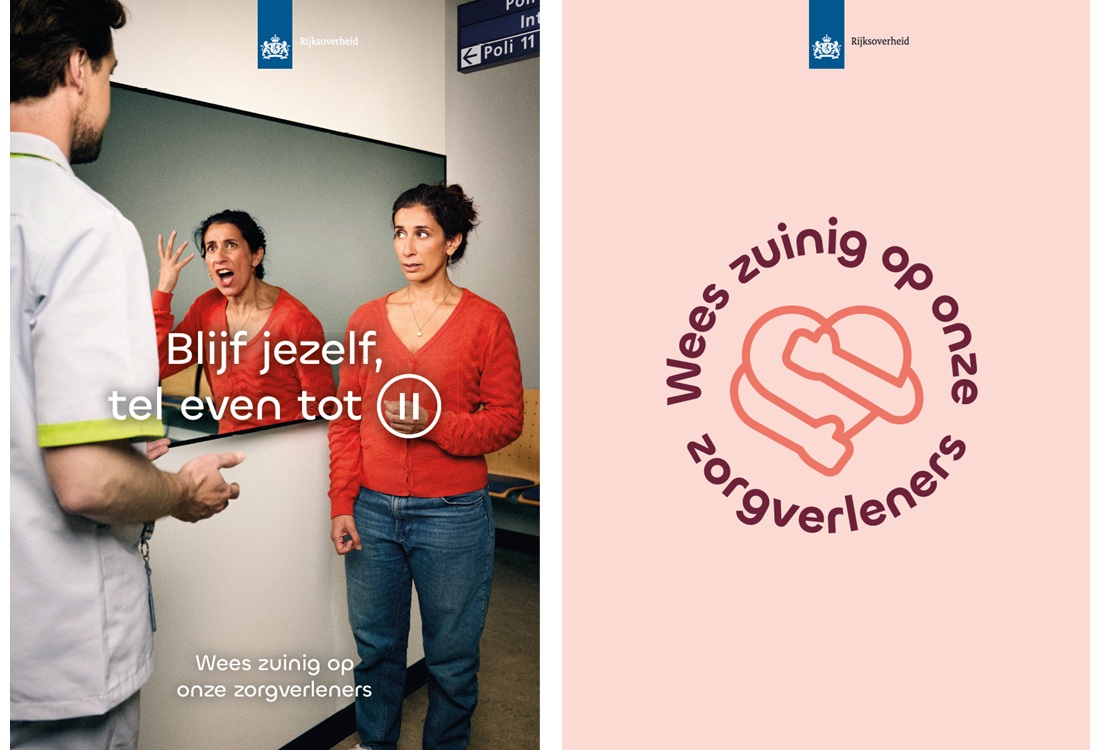 Nieuwe overheidscampagne ‘Blijf jezelf, tel even tot 11’ van start tegen verbale agressie in zorg en welzijn