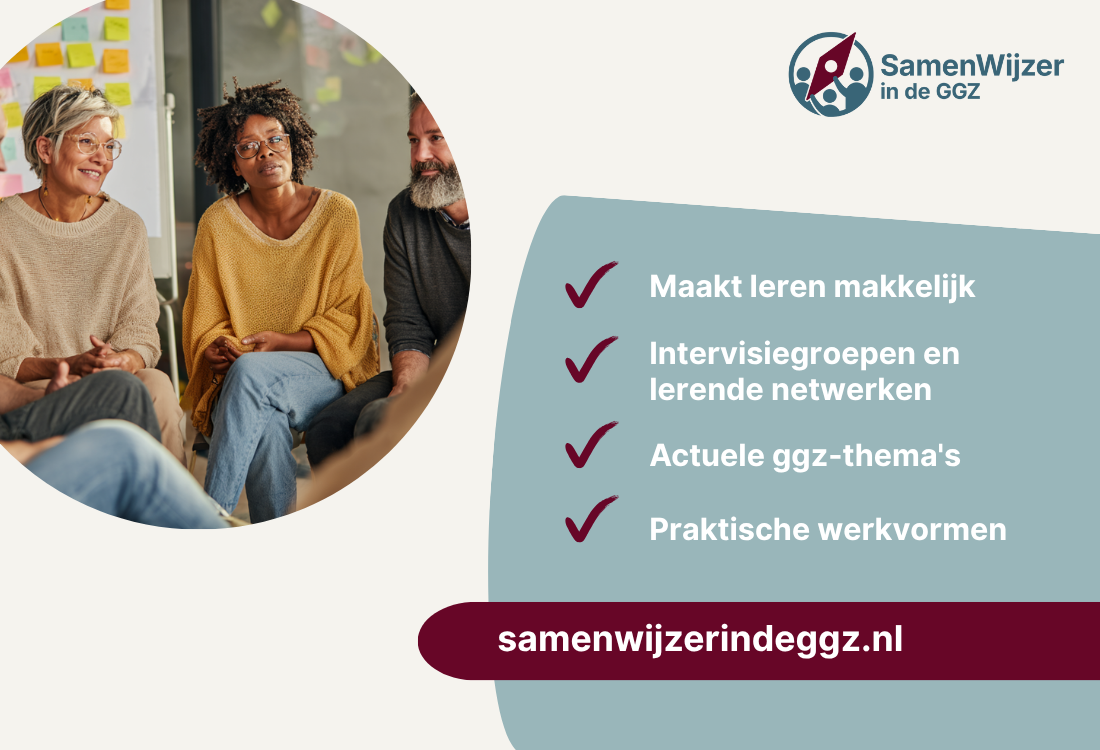 Nieuw platform voor samen leren: SamenWijzer in de GGZ