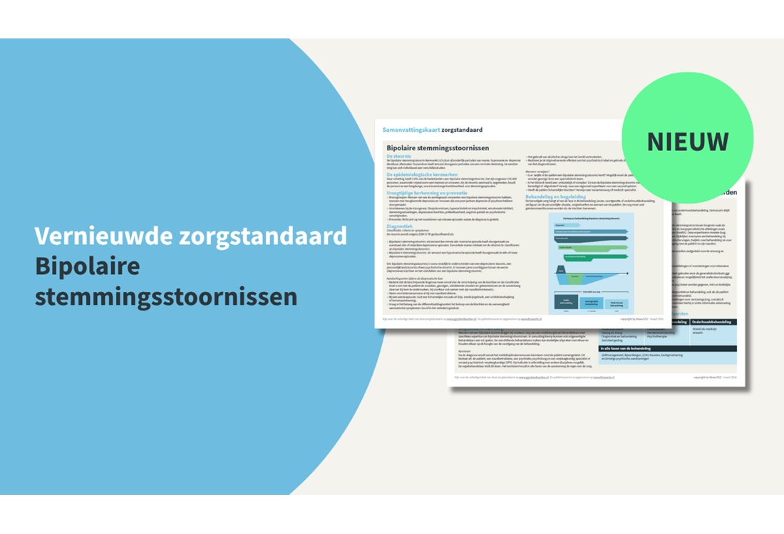 Vernieuwde zorgstandaard Bipolaire stemmingsstoornissen