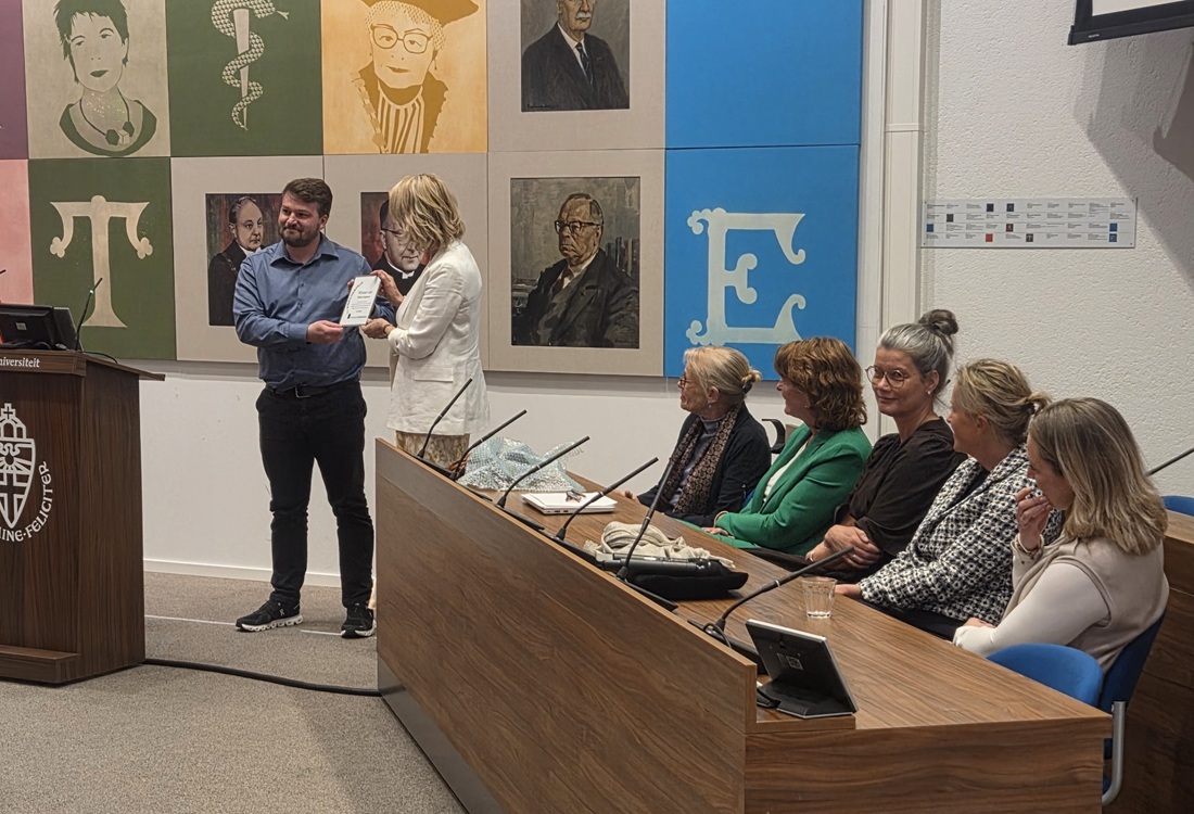 Tactus-onderzoeker wint DS Visscherprijs 2026 met onderzoek naar virtual reality in verslavingszorg